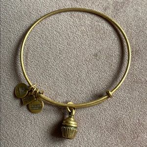 Alex and Ani Gold Cupcake Bracelet